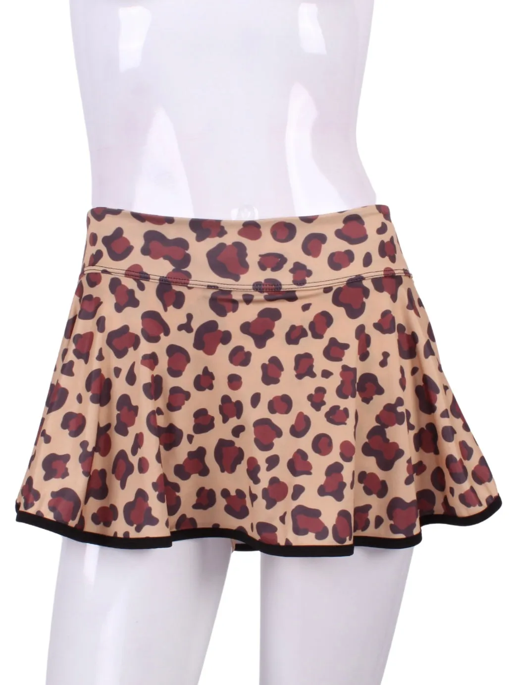 Limited Brown Leopard Love O Skirt