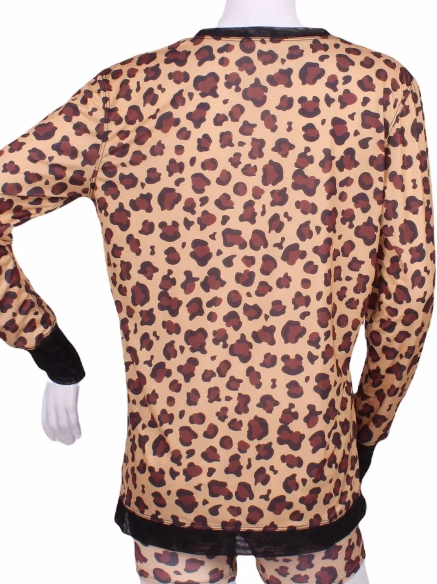 Limited Leopard Long Sleeve Very Vee