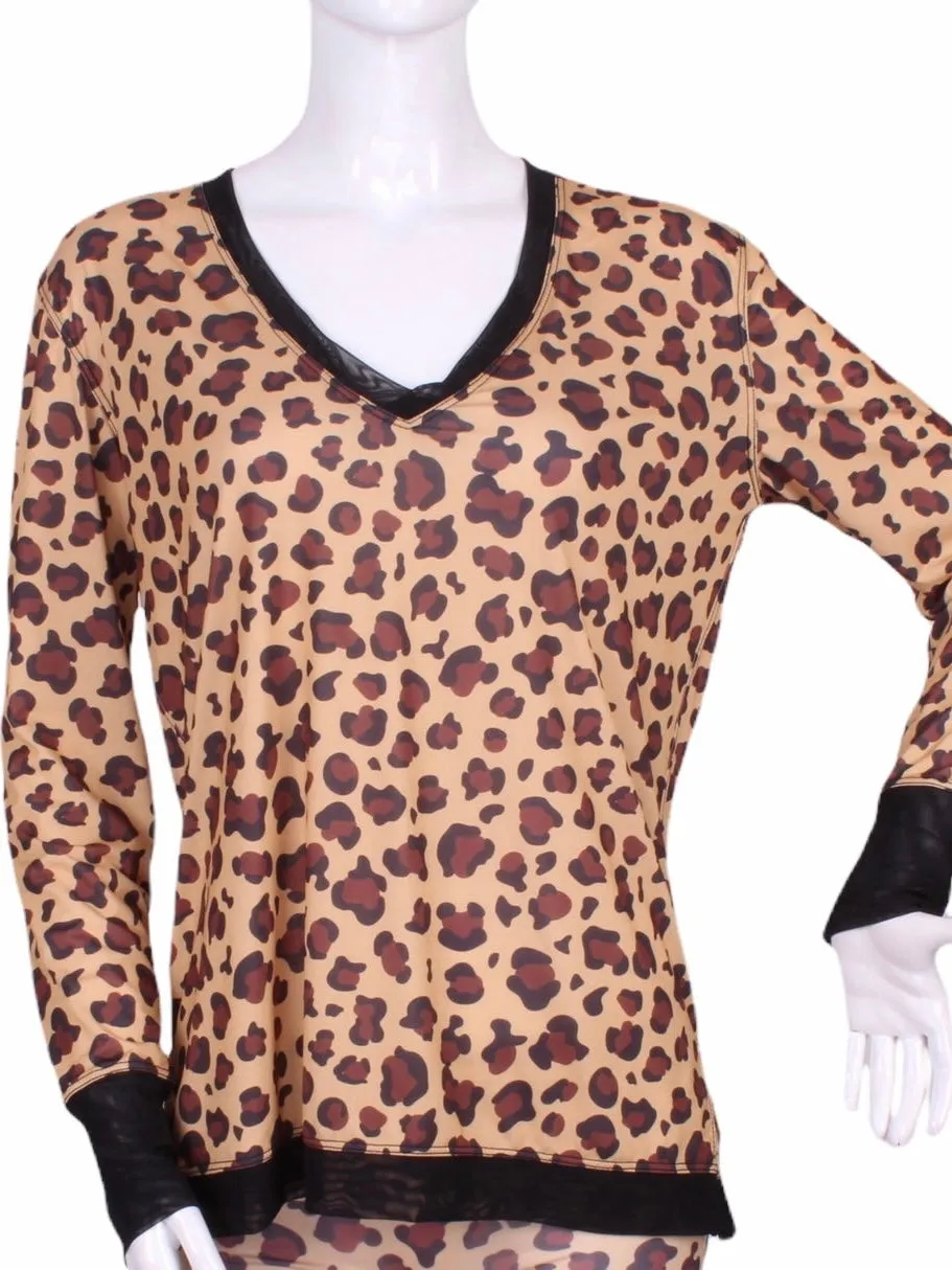 Limited Leopard Long Sleeve Very Vee