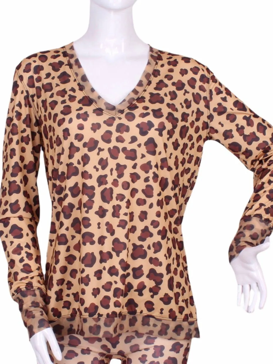 Limited Leopard Long Sleeve Very Vee