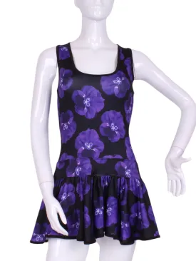 Limited Purple Pansy Sandra Dee Tennis Dress