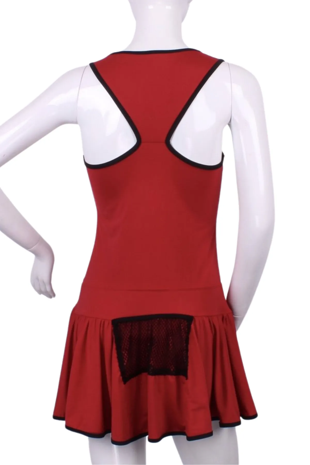 Longer Solid Red Sandra Dee Dress