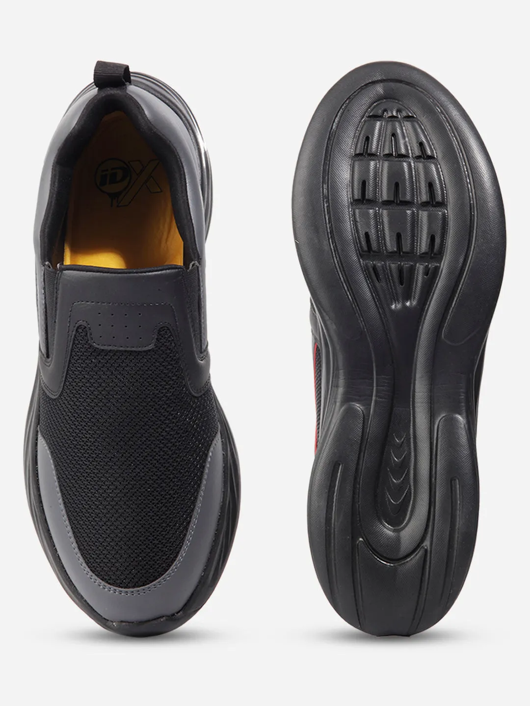 Men's Black Slip On Sneakers IX7130