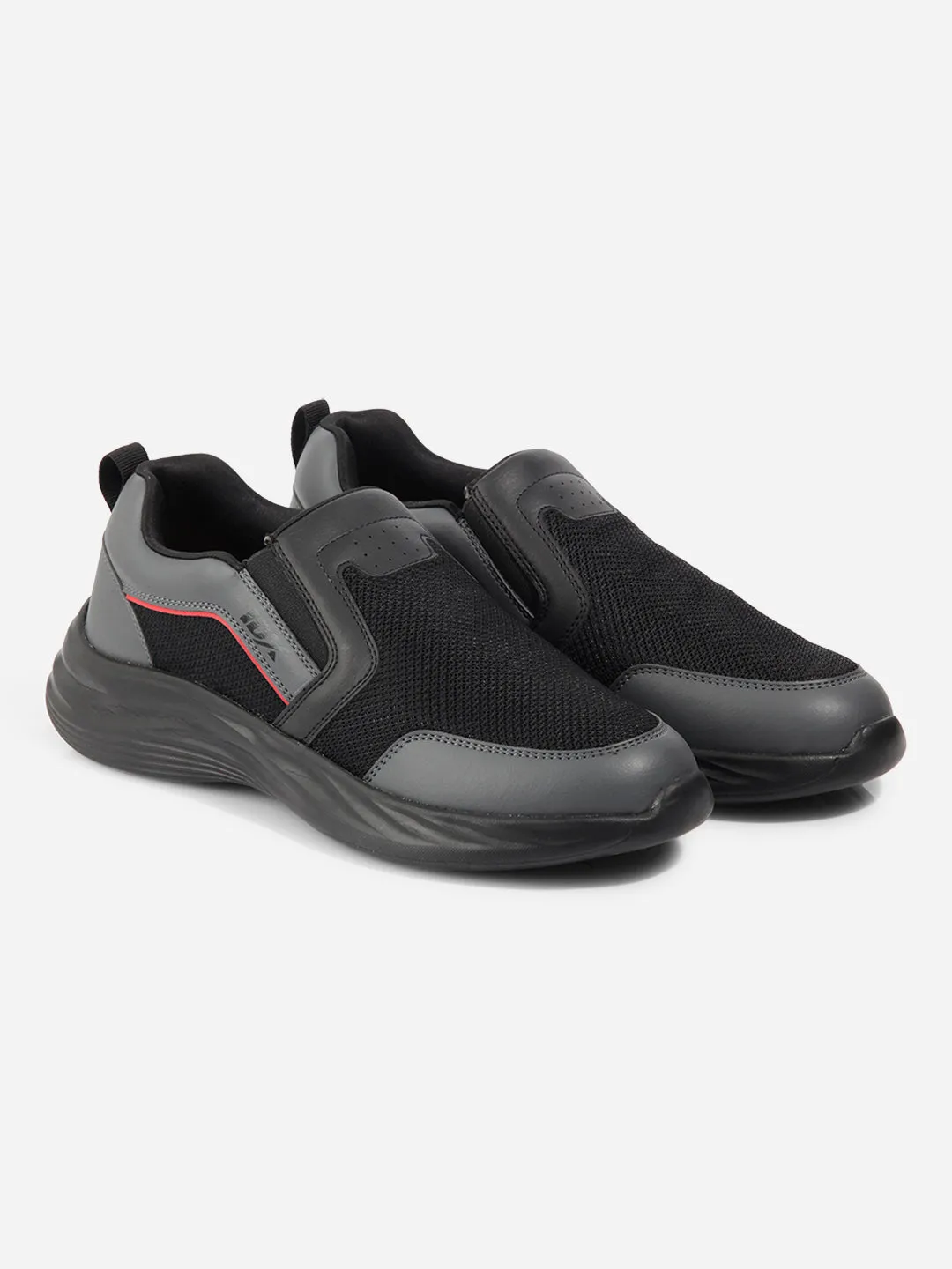 Men's Black Slip On Sneakers IX7130