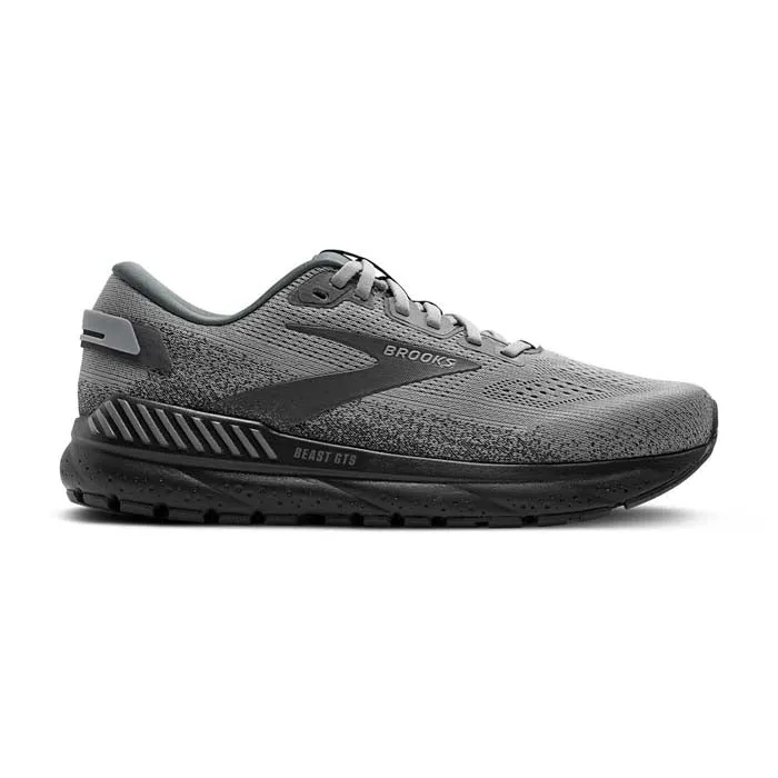 Mens Brooks Running Beast GTS 24 in Primer Grey/Ebony