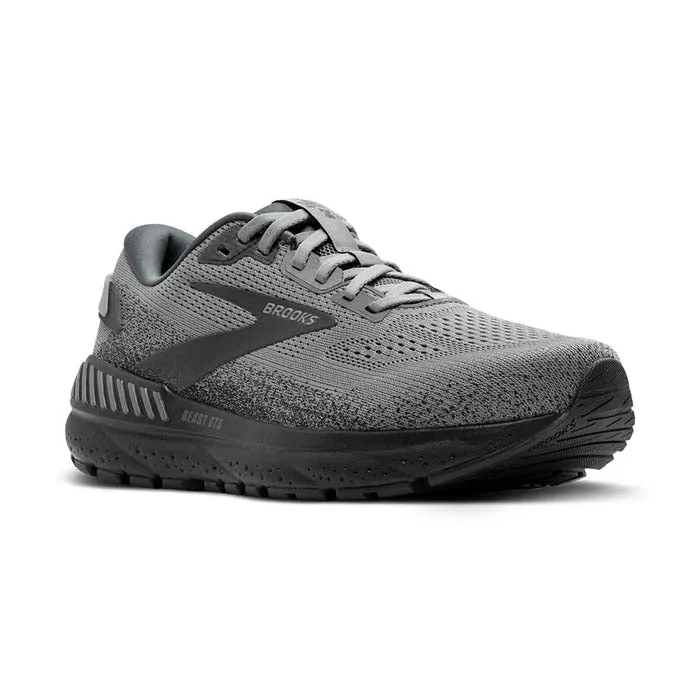 Mens Brooks Running Beast GTS 24 in Primer Grey/Ebony