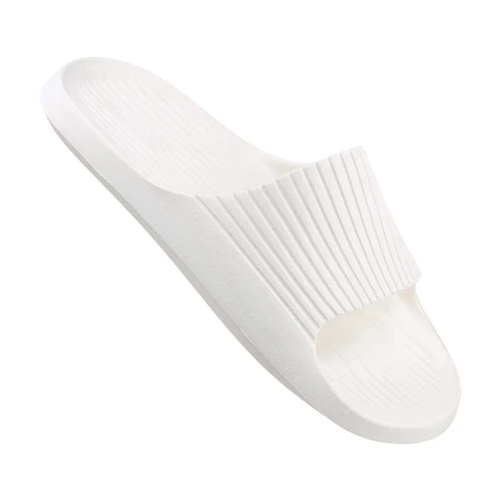 Men's Flip Flop Sliders  - WC8719 White