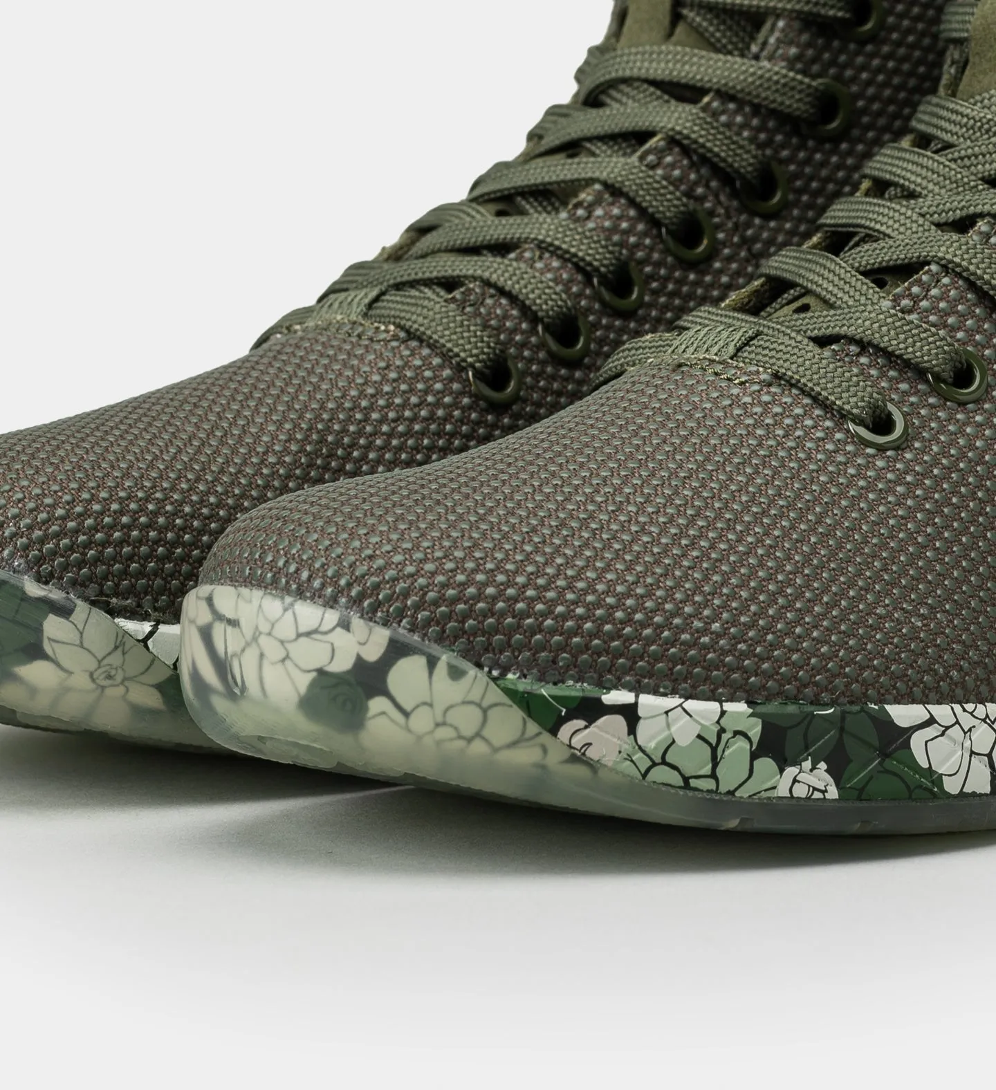 Men's Floral High-Top Trainer