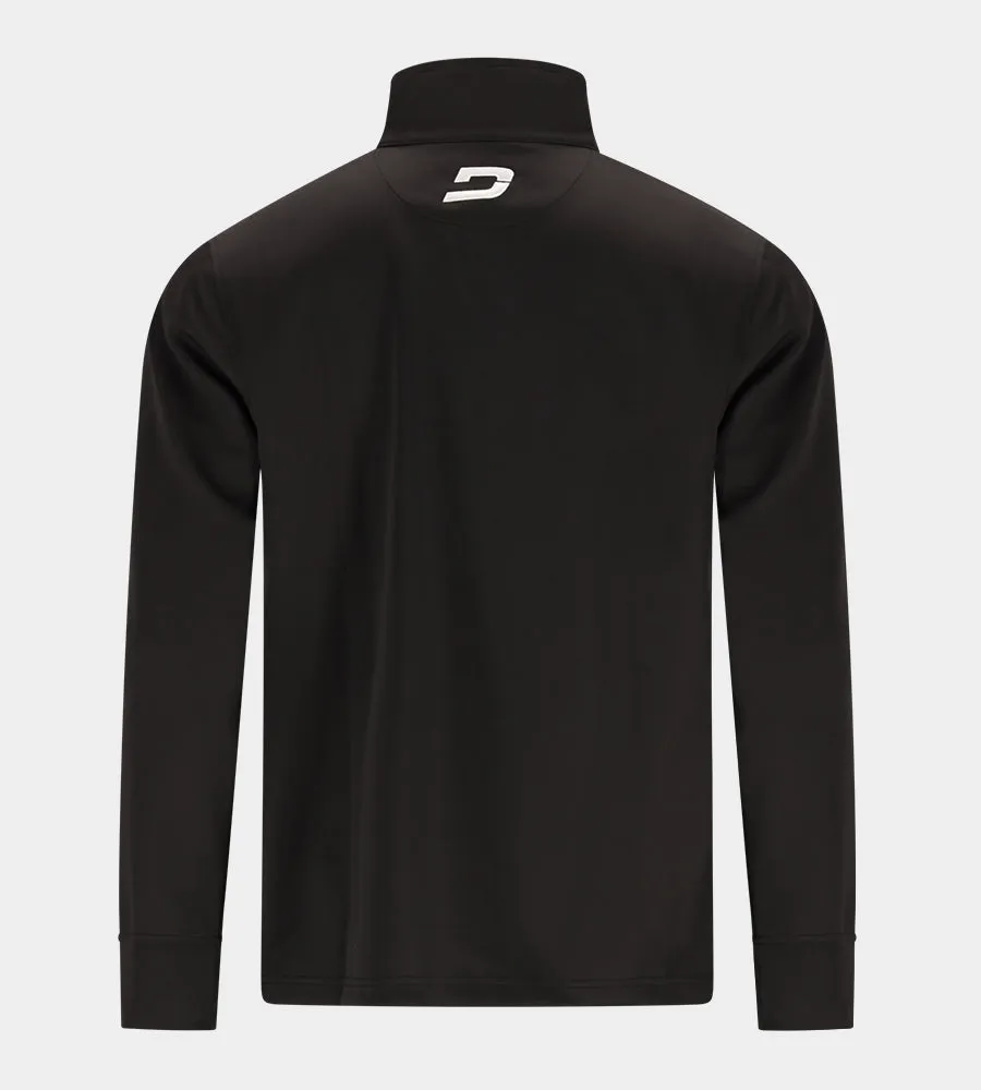 MEN'S ULTRA BLEND GOLF MIDLAYER 1/4 ZIP - BLACK