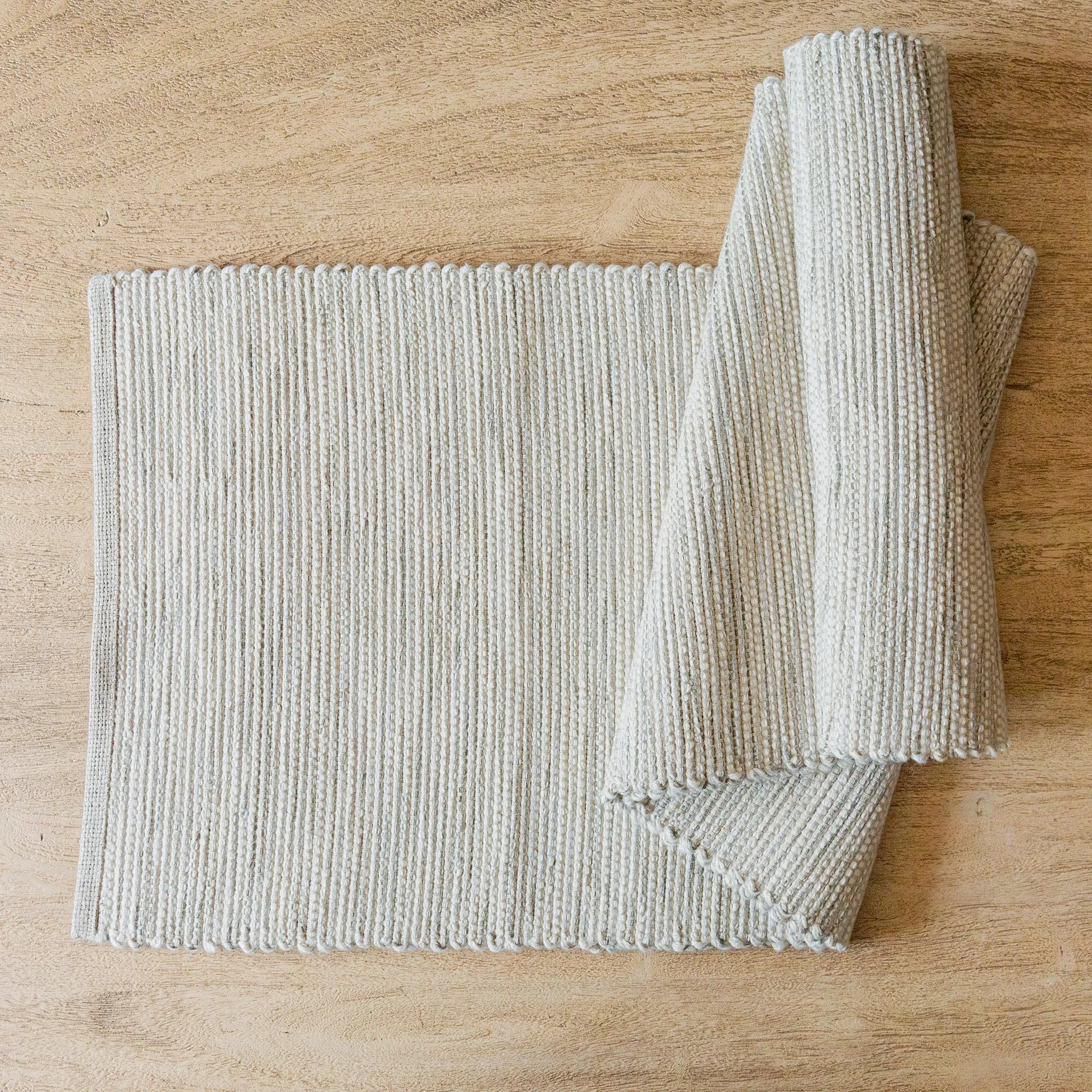 New Neutral Handwoven Table Runner