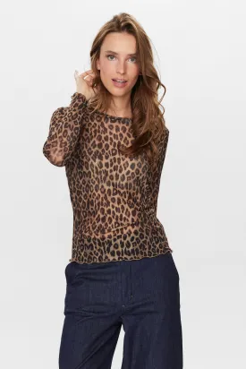 Numph Nuleona Mesh Top in Tiger's Eye