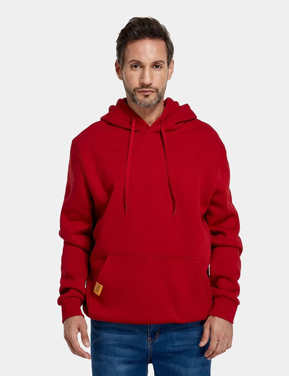 (Open-box) Unisex Heated Pullover Hoodie with Pocket Heating