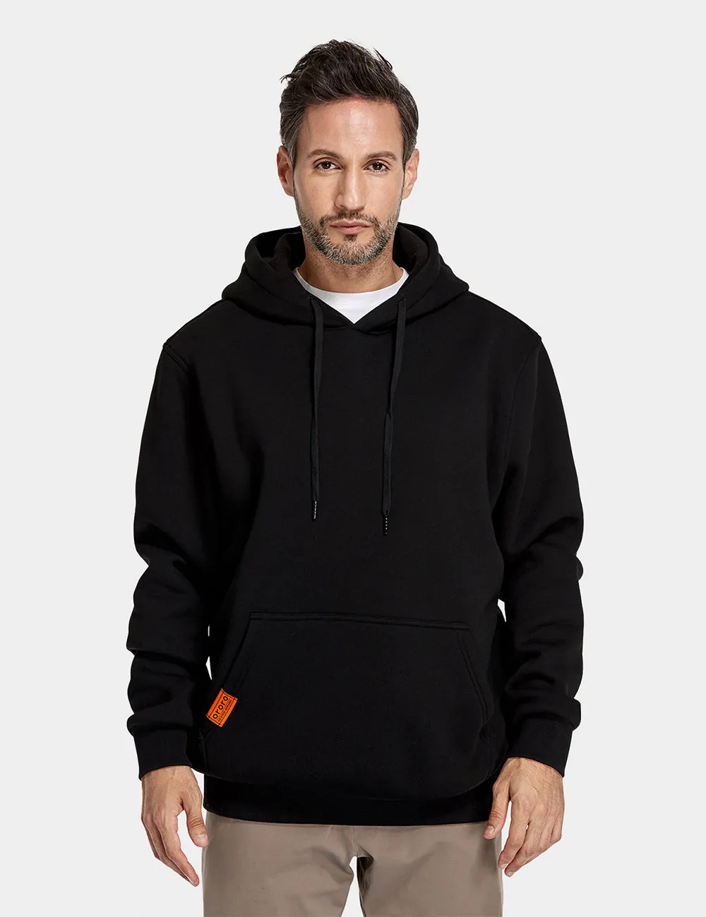 (Open-box) Unisex Heated Pullover Hoodie with Pocket Heating