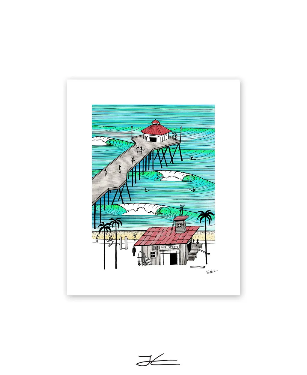 Pier Sports - Print/ Framed Print