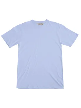 Plant Dyed Organic Oversized Tee in Sky Blue