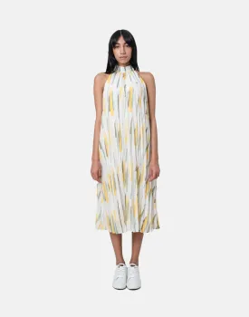 Polo Dafne Printed Dress Ecru