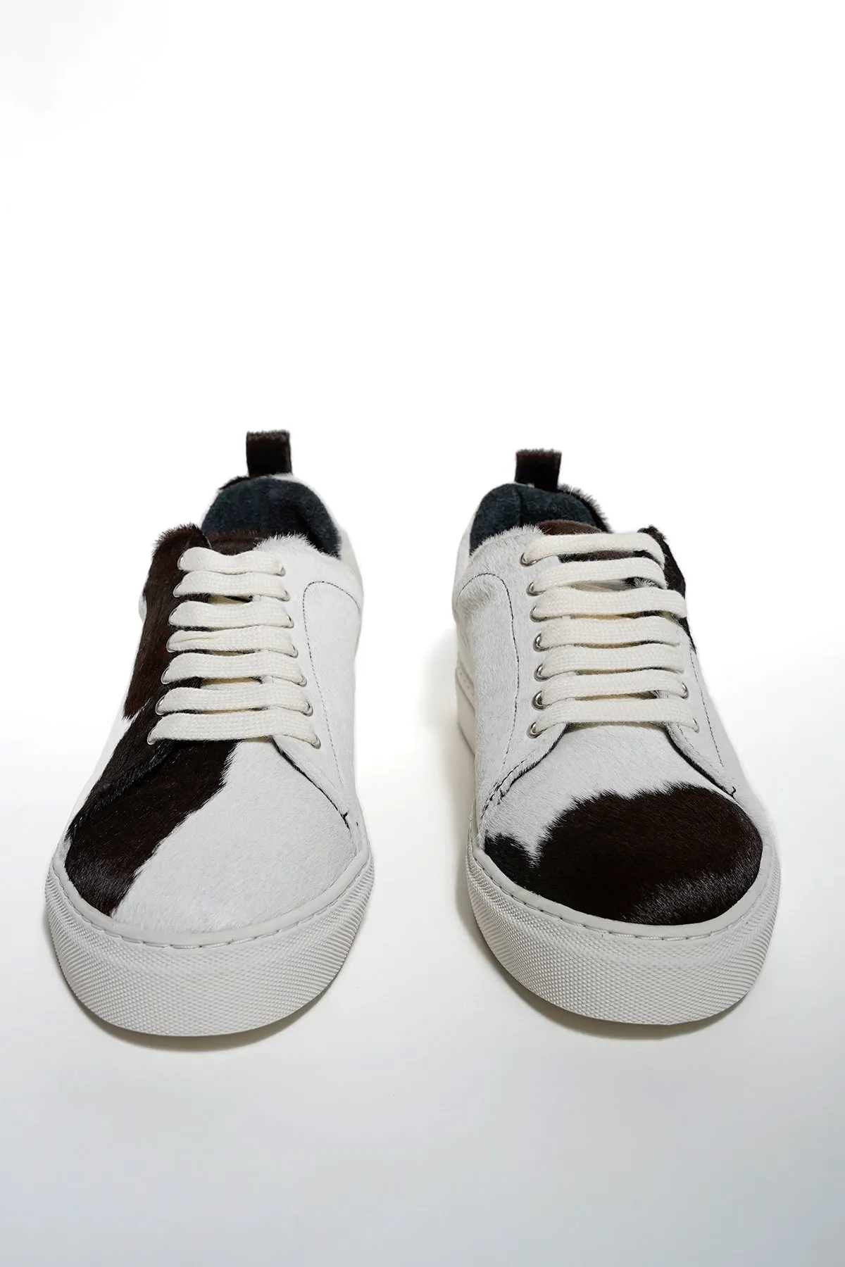 PRE-OWNED / CLASSIC SNEAKER IN HAIR LEATHER