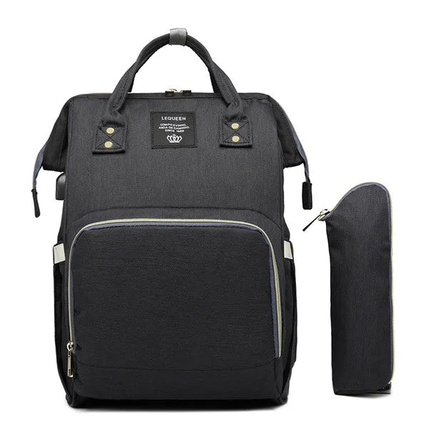 Premium Diaper Bag With USB d1