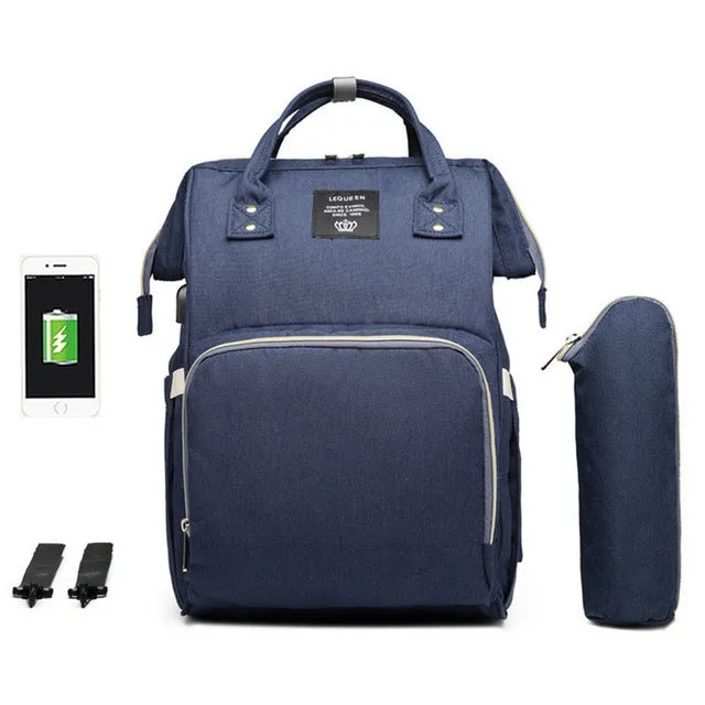 Premium Diaper Bag With USB d1