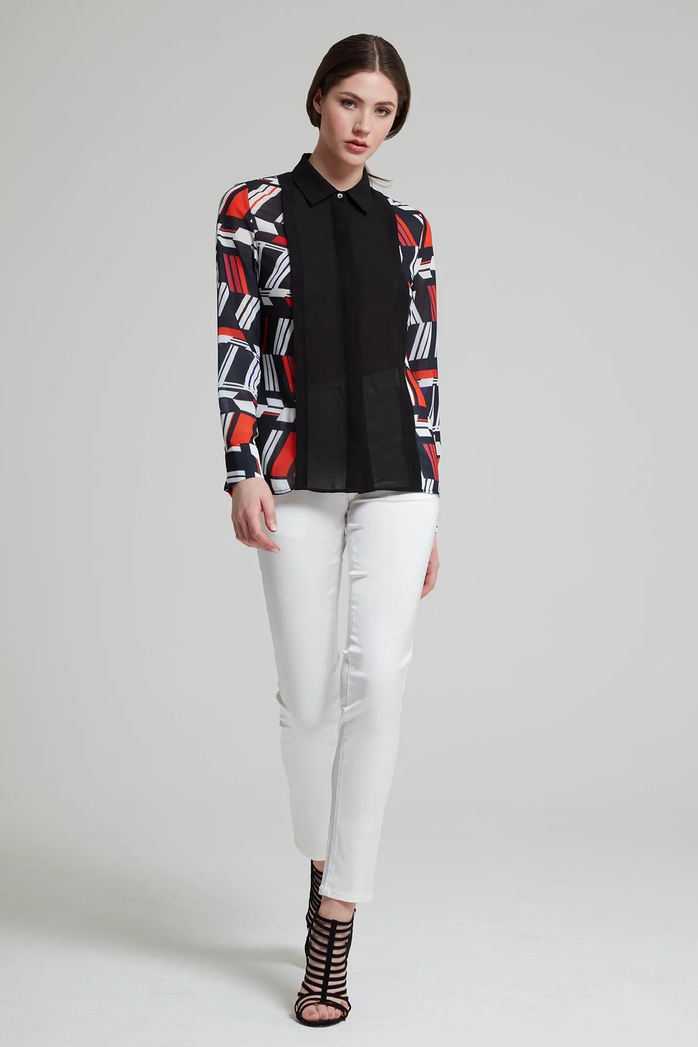 Printed Georgette Shirt