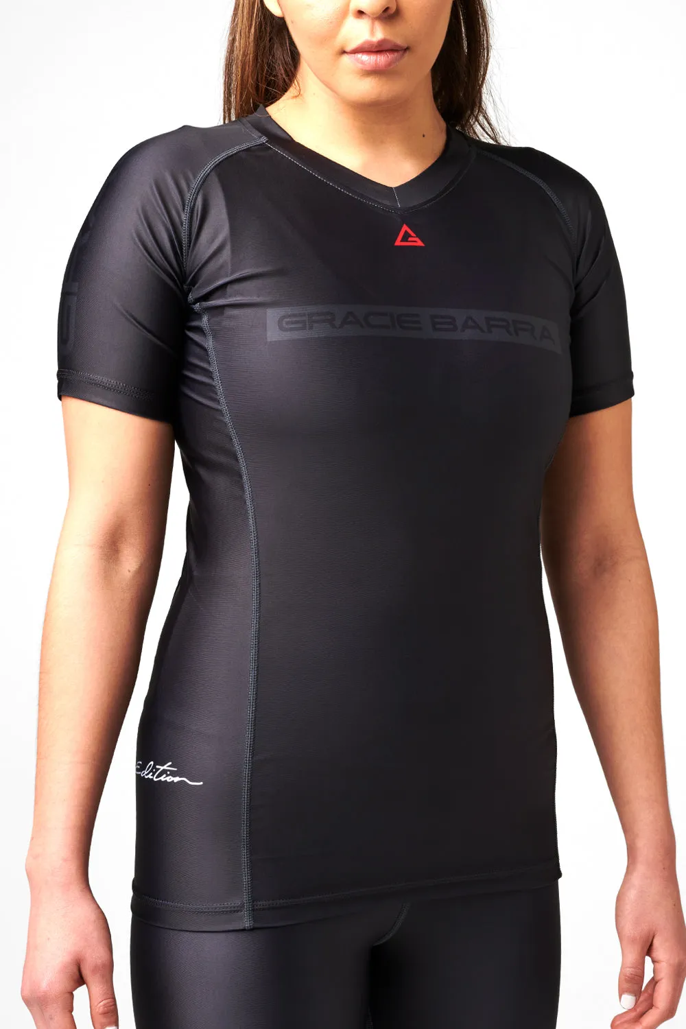 Rashguard Ranqueada M/C Feminina- Preta