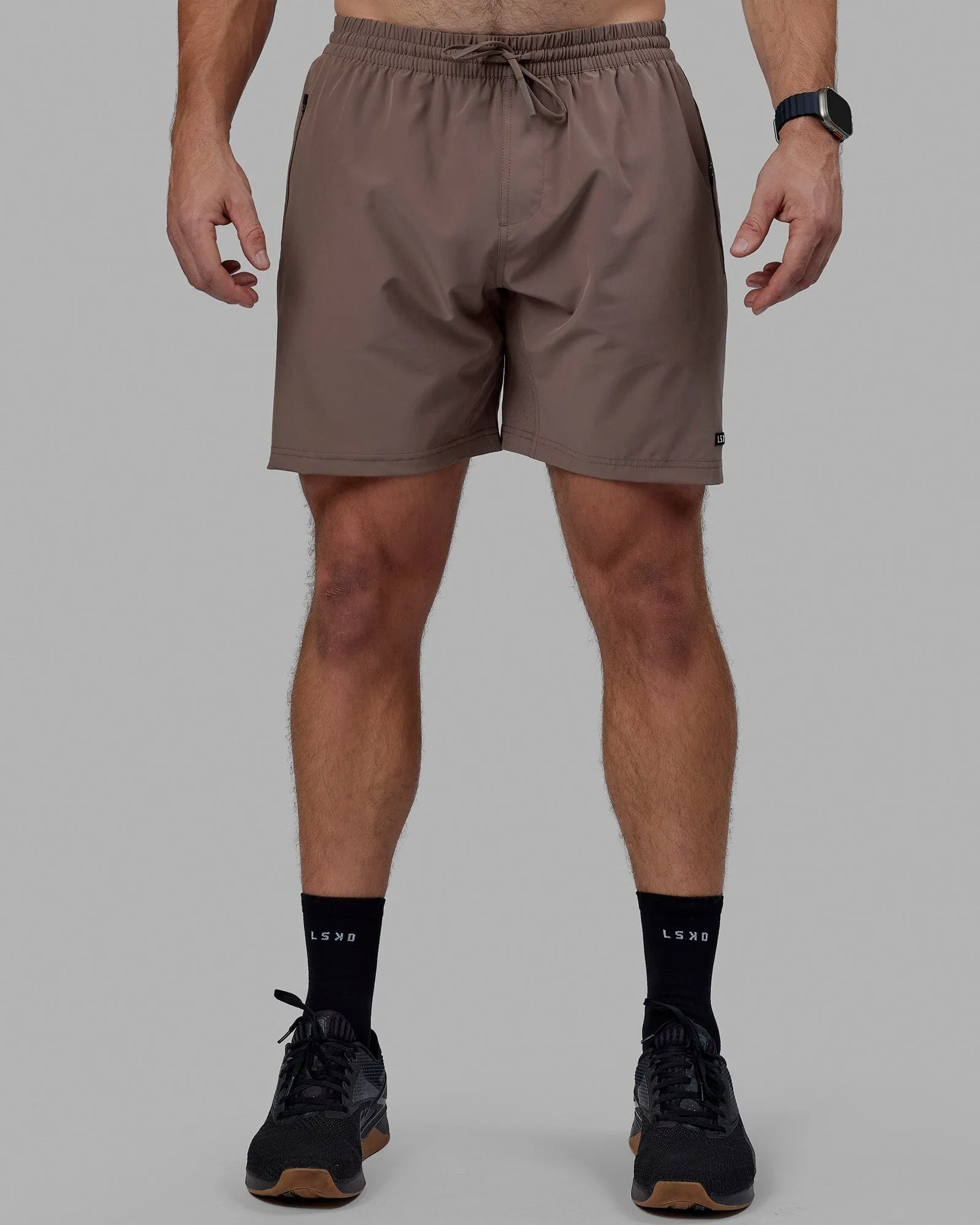 Rep 7" Performance Shorts - Deep Taupe