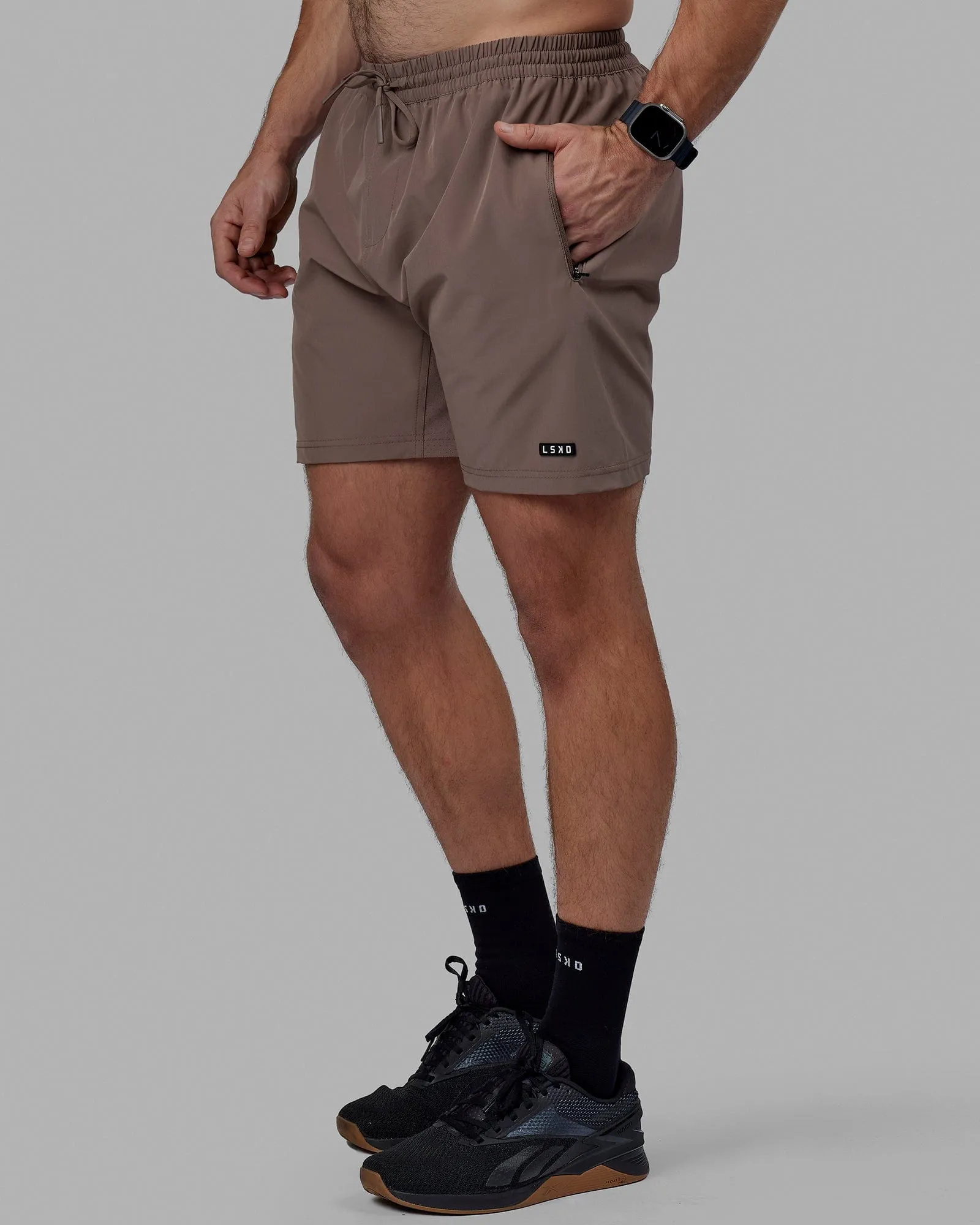 Rep 7" Performance Shorts - Deep Taupe