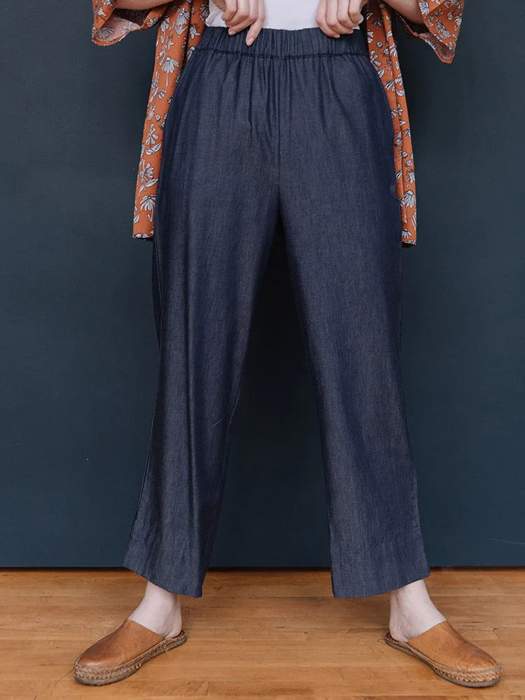 Rosie Pant - Blue Denim