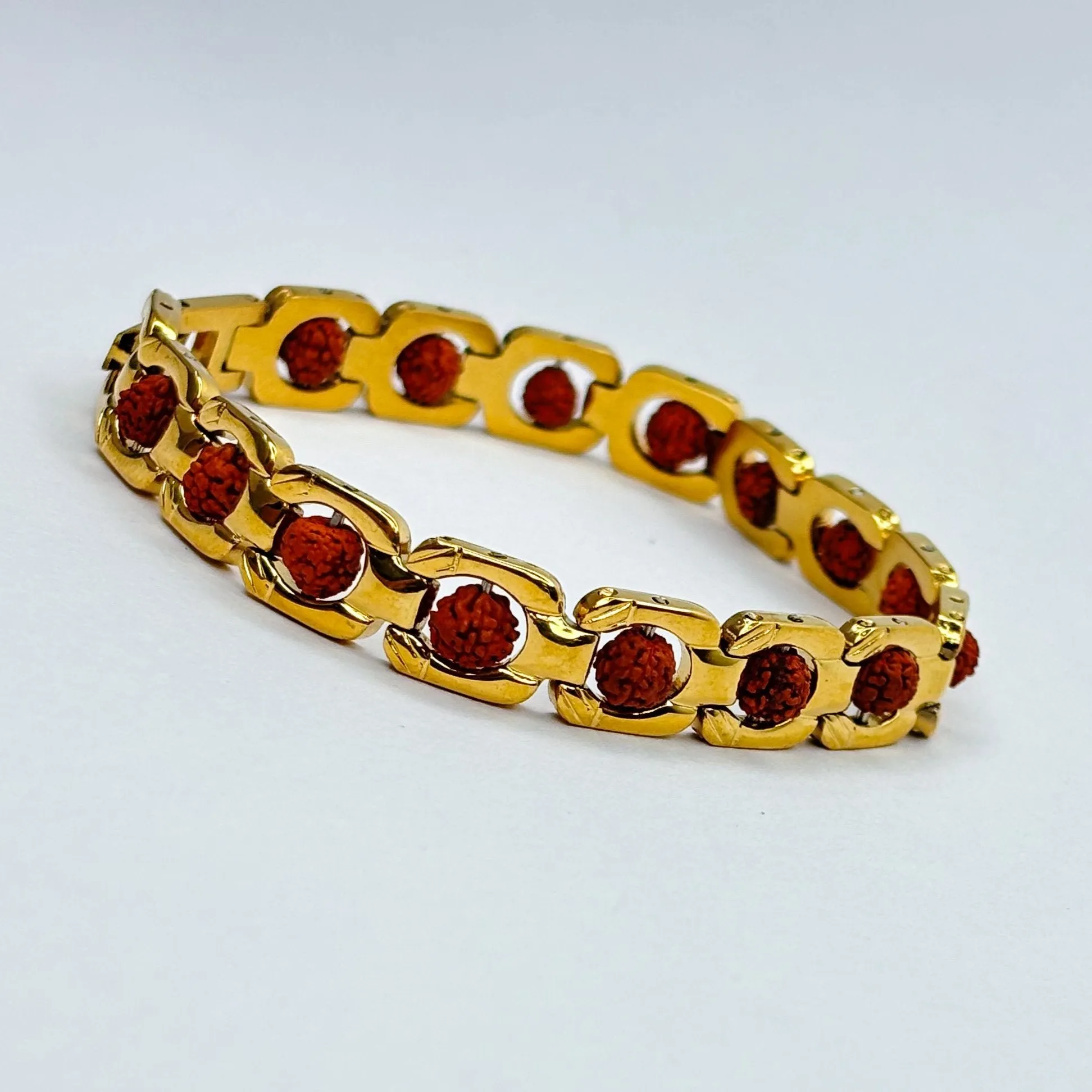 Rudraksha Stainless Steel Bracelet (Women)