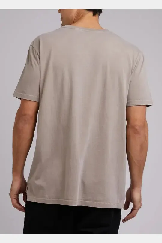 SILENT THEORY Surplus pocket tee - Mushroom