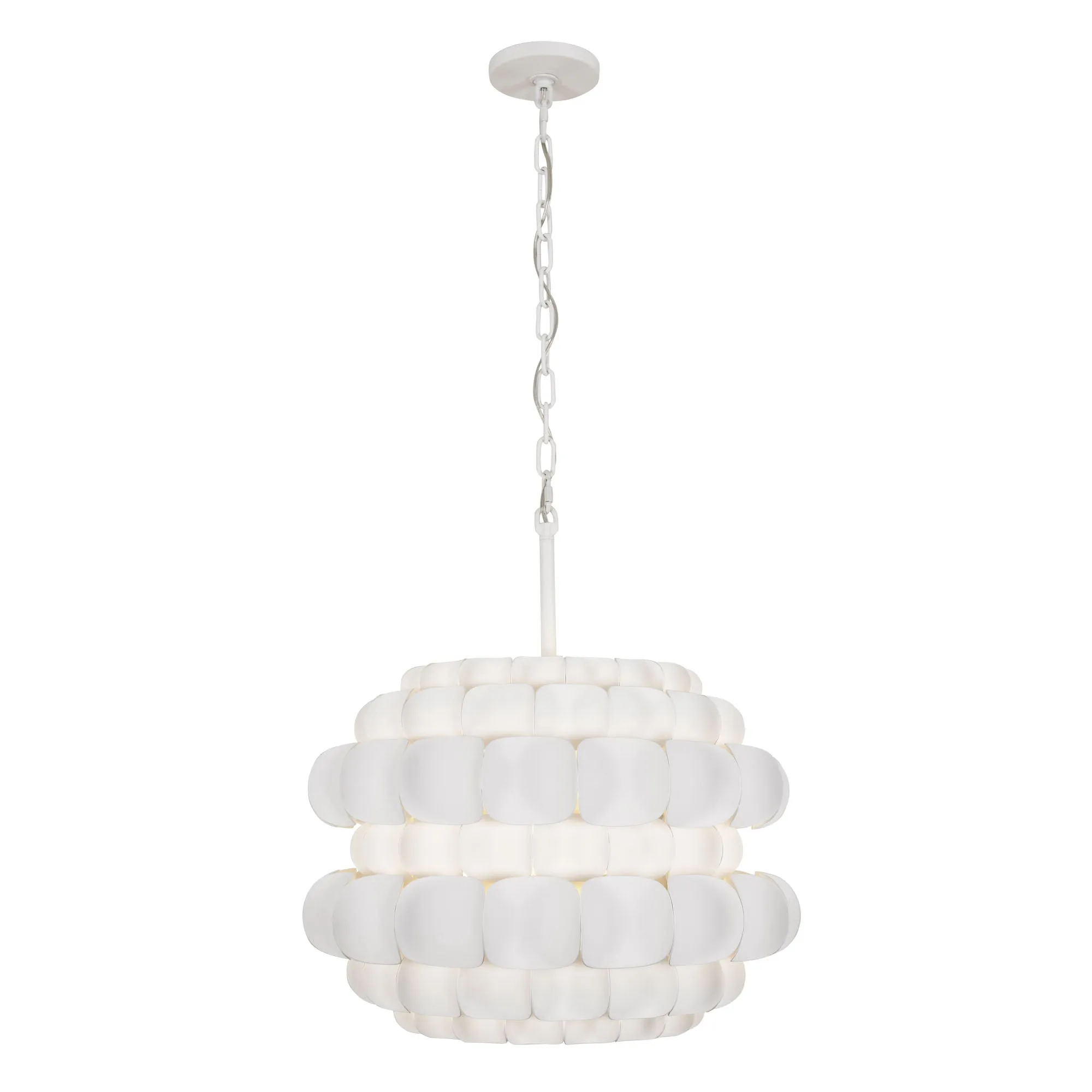 Swoon 382P03MW 3-Light Pendant Light - Matte White