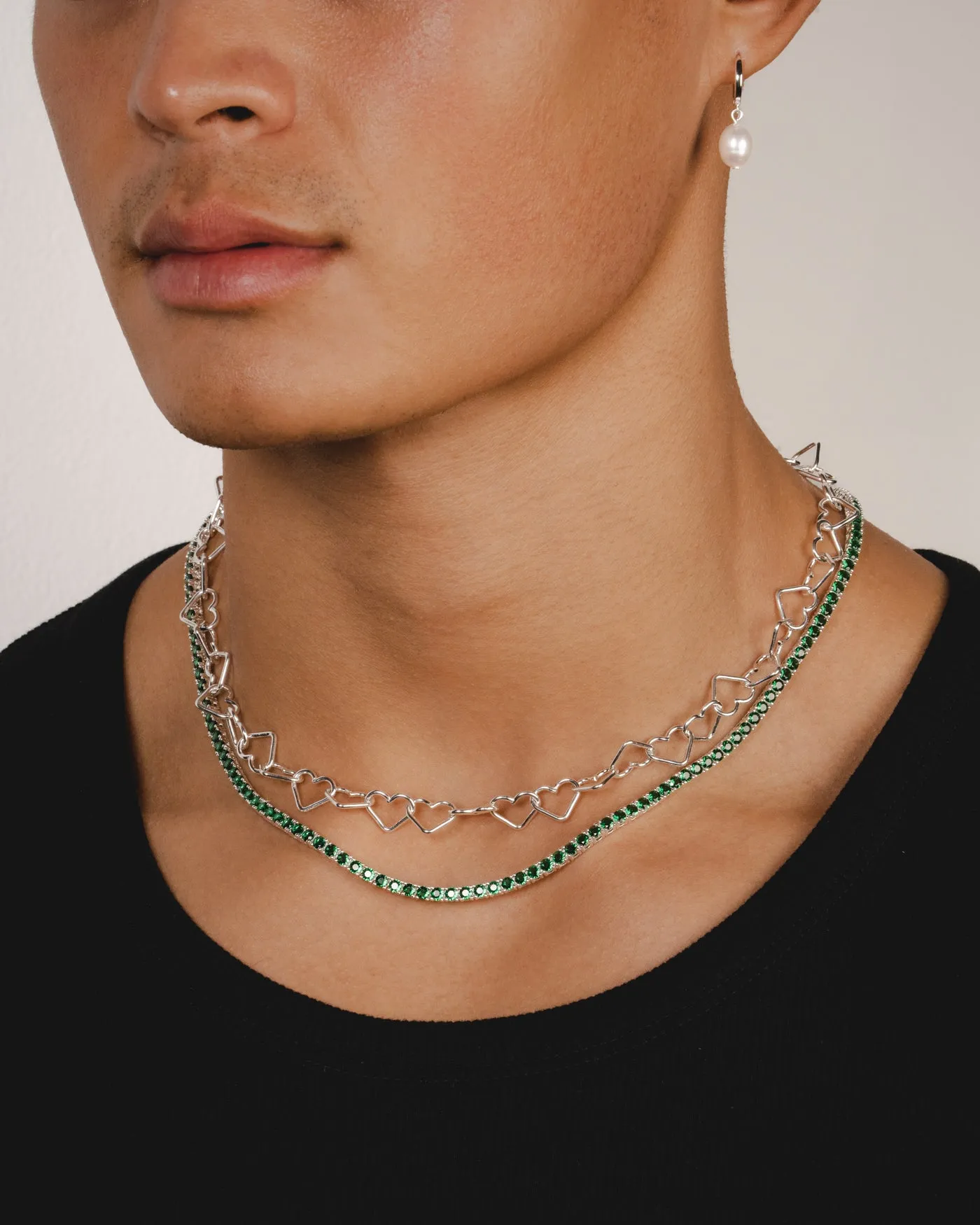 Tennis Necklace - Verde