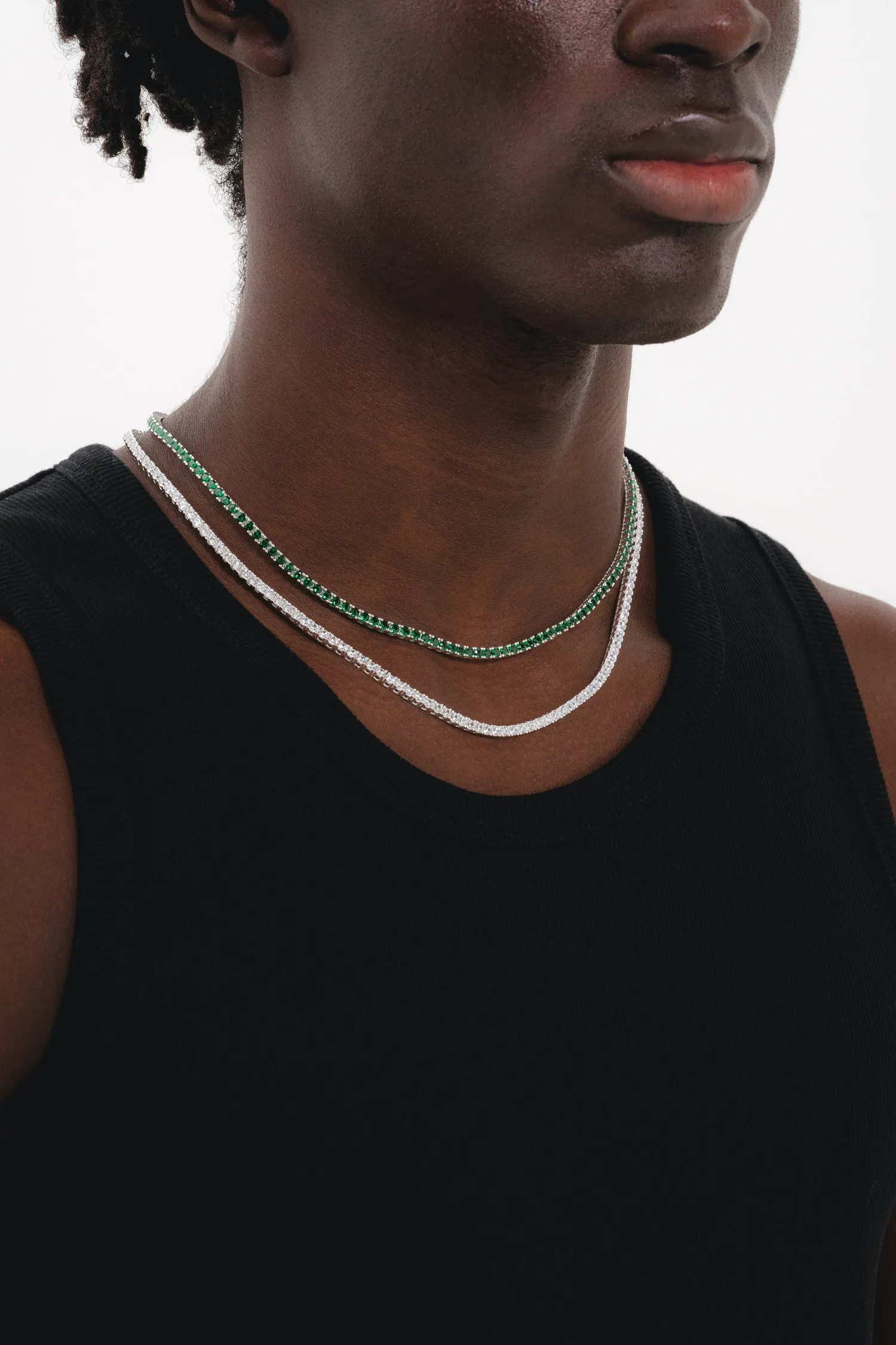 Tennis Necklace - Verde