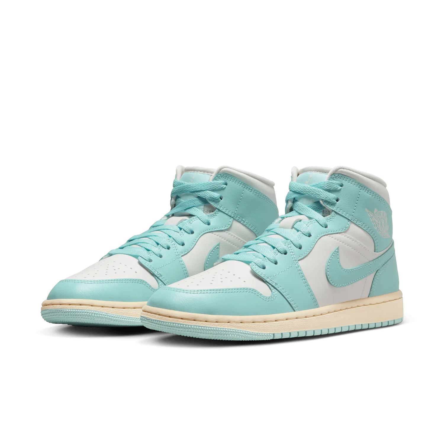 Women's Air Jordan 1 Mid 'Sail/Light Dew'