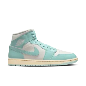 Women's Air Jordan 1 Mid 'Sail/Light Dew'